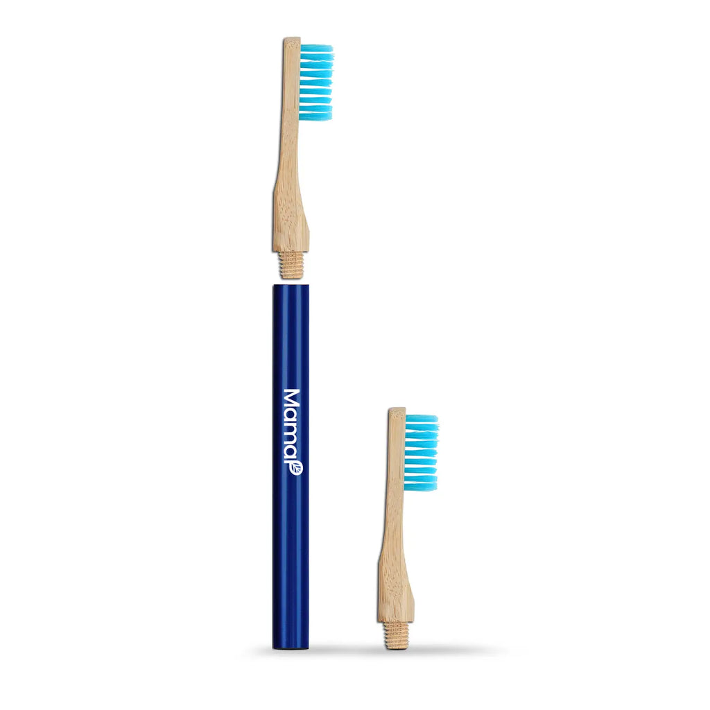 revolve aluminum toothbrush w/ replaceable head