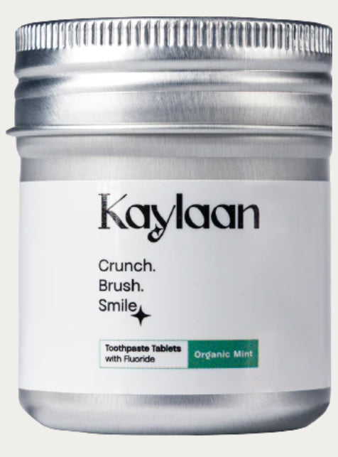kaylaan toothpaste tablets (fluoride!)