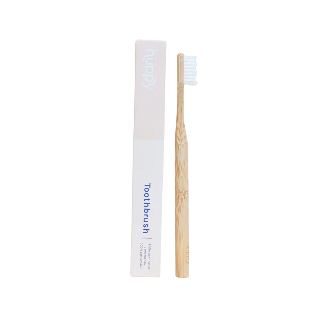 bamboo toothbrush by huppy