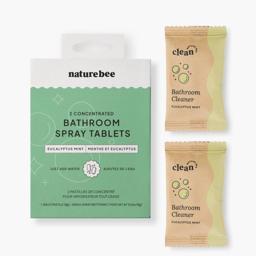 bathroom cleaner tablets: nature bee